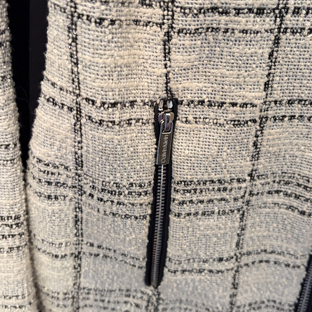 Calvin Klein Tweed Jacket - Picture 3 of 5